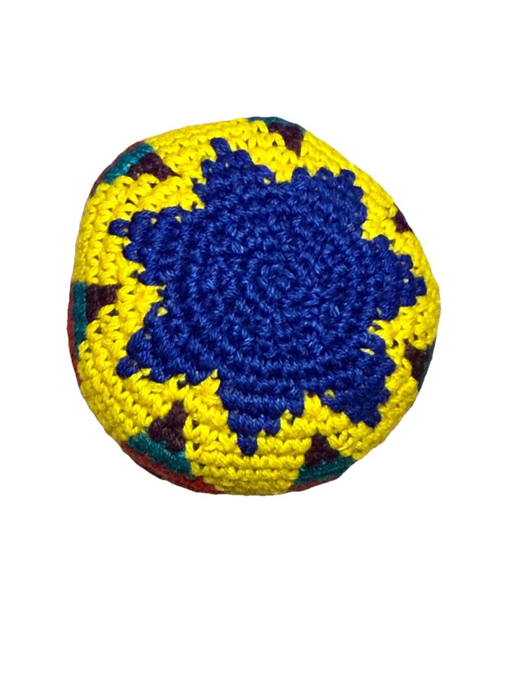 🔥World Footbag Boota Bag Crochet Hacky Purple Star BNWT🔥